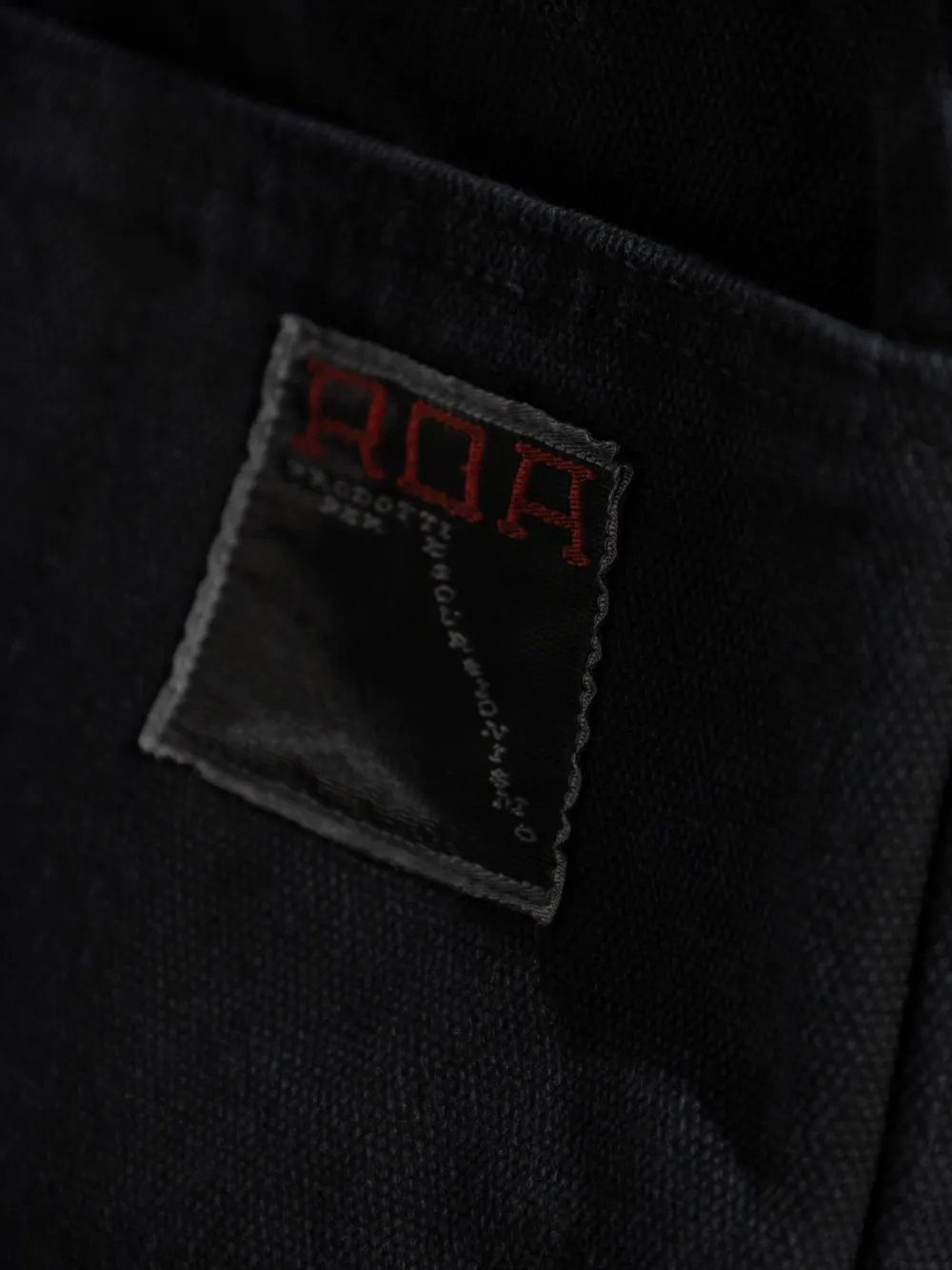 ROA Shorts met knoopsluiting Zwart