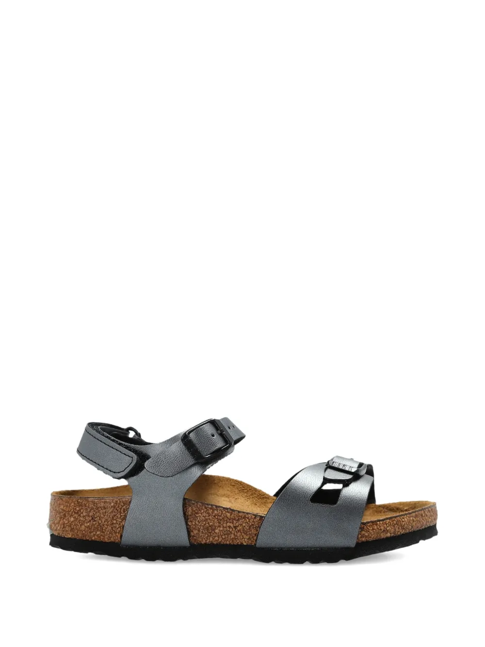 Birkenstock Kids Rio buckle sandals Zwart