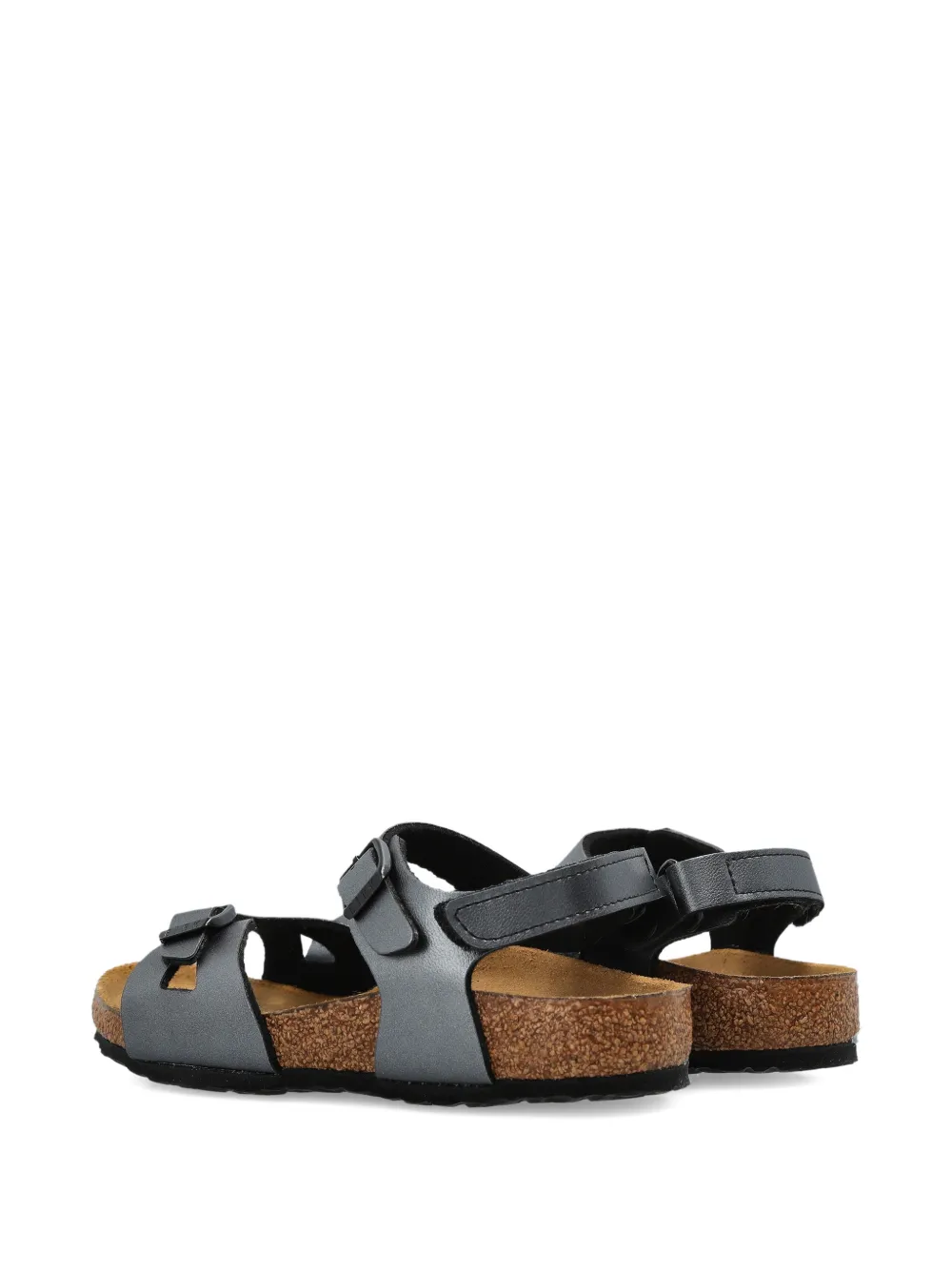 Birkenstock Kids Rio buckle sandals Zwart