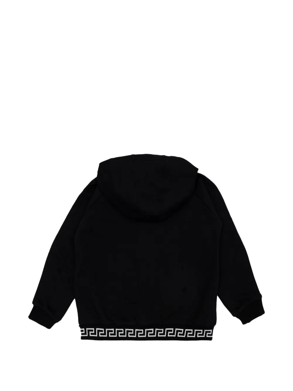  Versace Kids Embroidered Hoodie - Black 