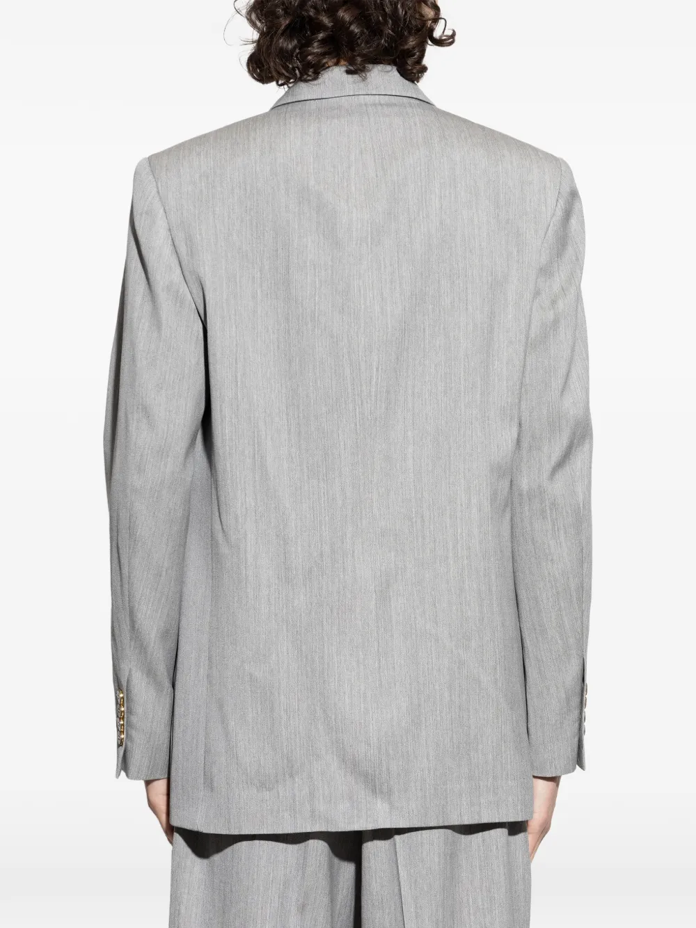 AMIRI Blazer met dubbele rij knopen Grijs
