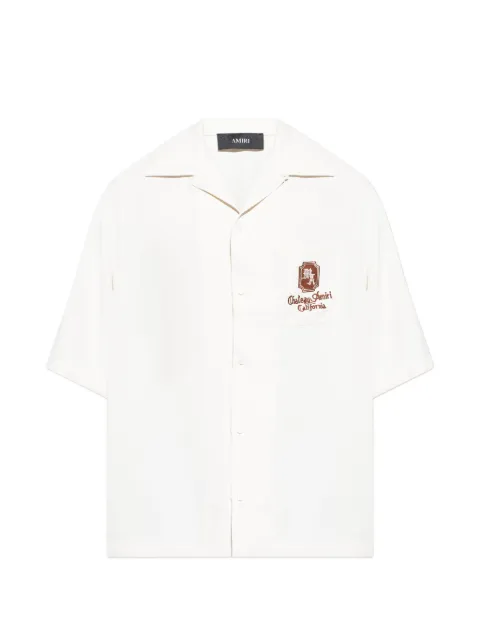 AMIRI logo-embroidered shirt