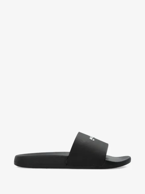 AllSaints Underground logo-detail slip-ons sliders
