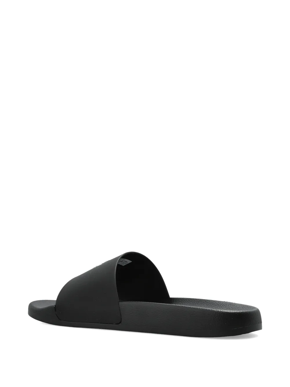 AllSaints Underground slippers met logodetail Zwart