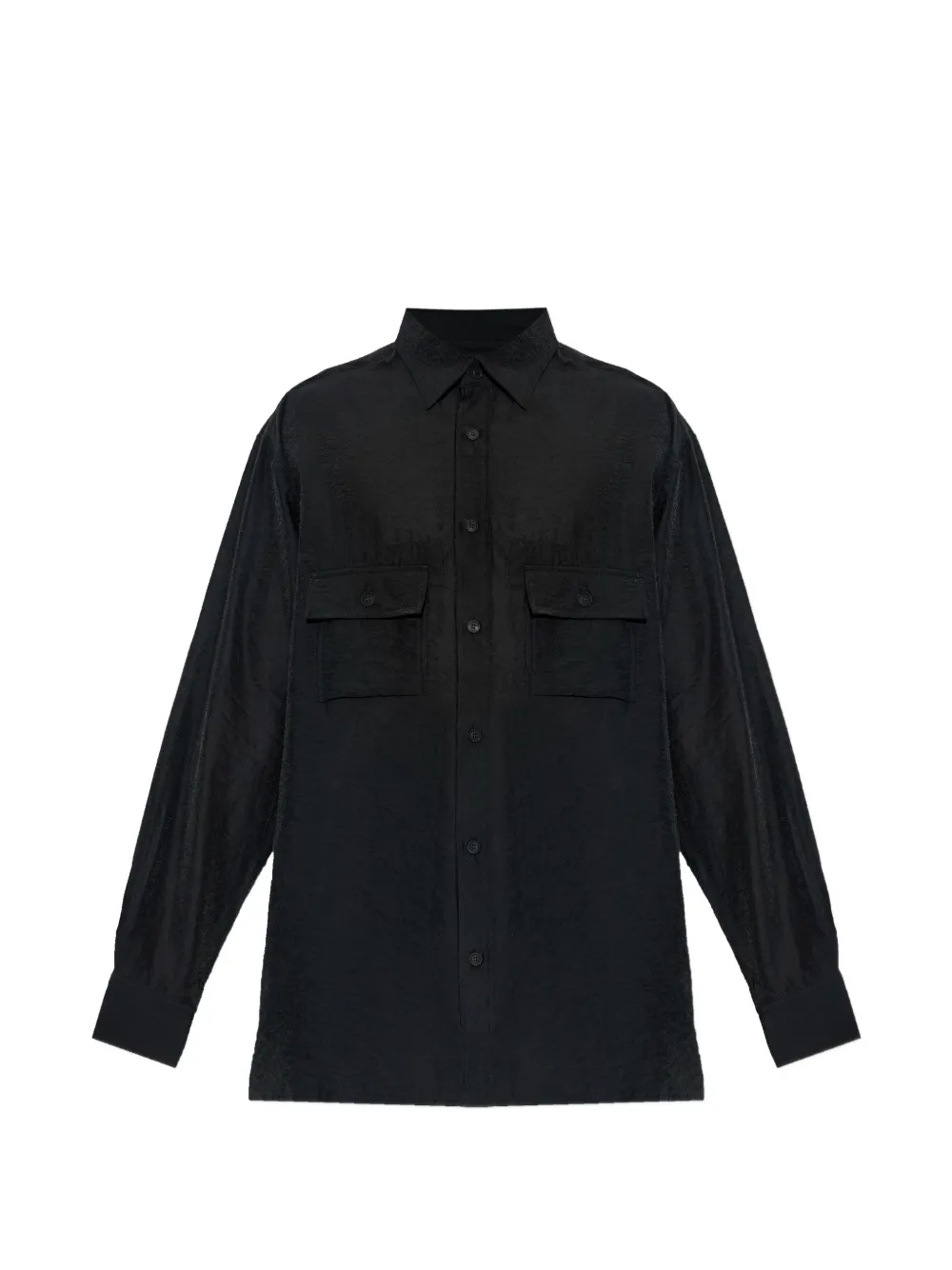 Y-3 flap-pocket shirt - Schwarz