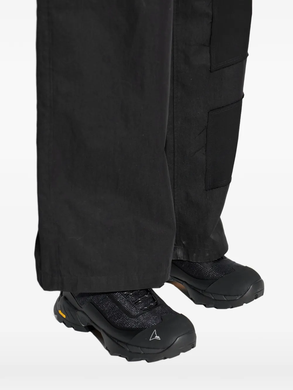 ROA Katharina sneakers met veters Zwart