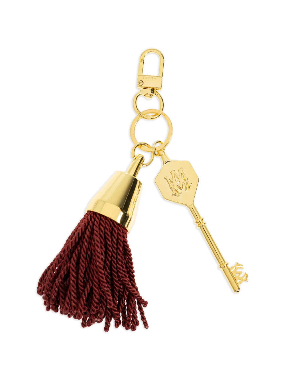  Amiri Tassel Key-charm Keyring - Red 