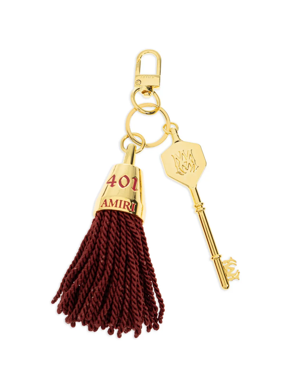AMIRI tassel key-charm keyring - Rosso