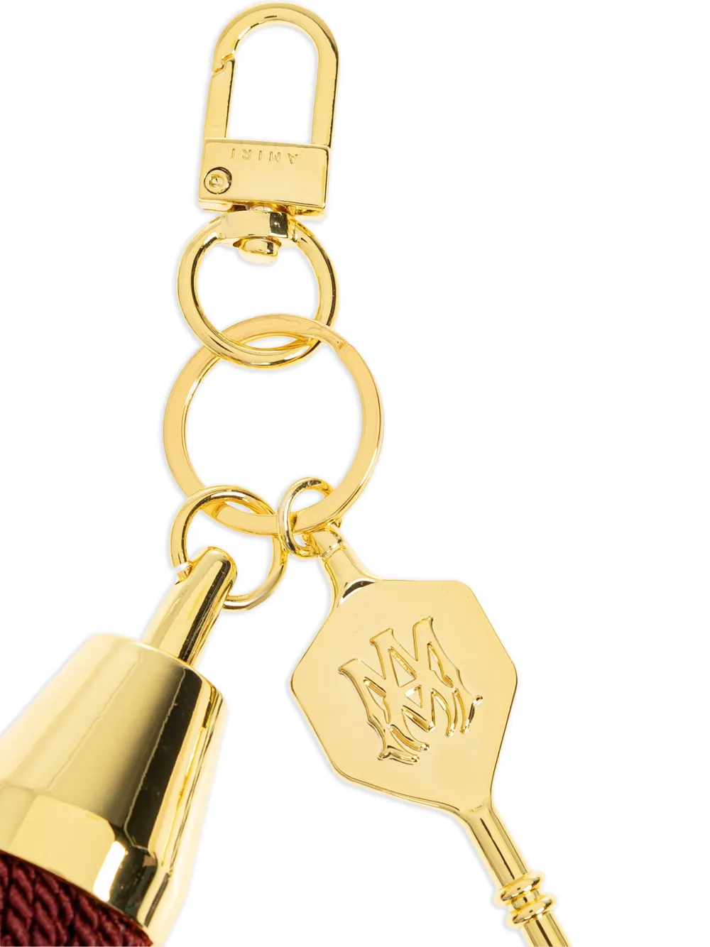  Amiri Tassel Key-charm Keyring - Red 