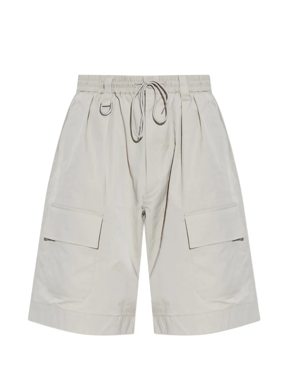 Y-3 cargo drawstring shorts - Marrone