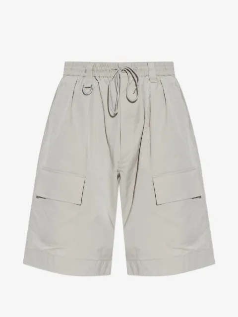 Y-3 bermudas cargo con cordones