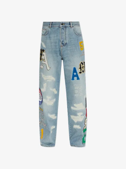 AMIRI jeans con diseño patchwork