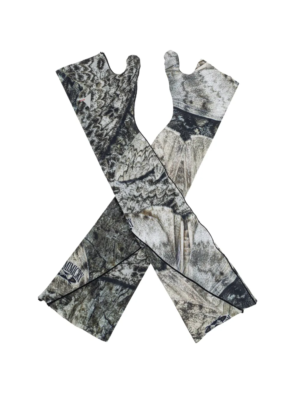 Roa Patterned Gloves In Gold