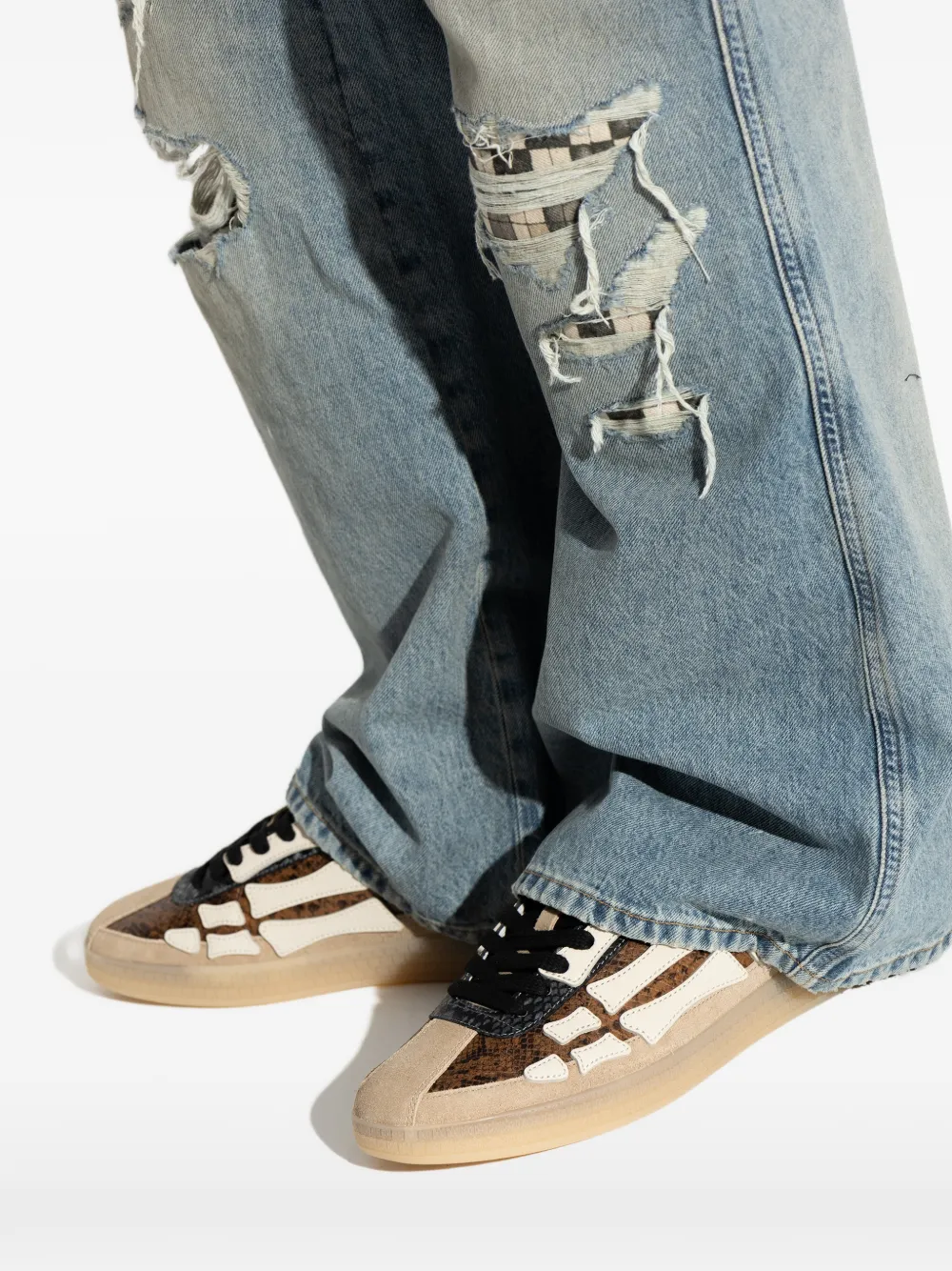 AMIRI bone-details sneakers Beige