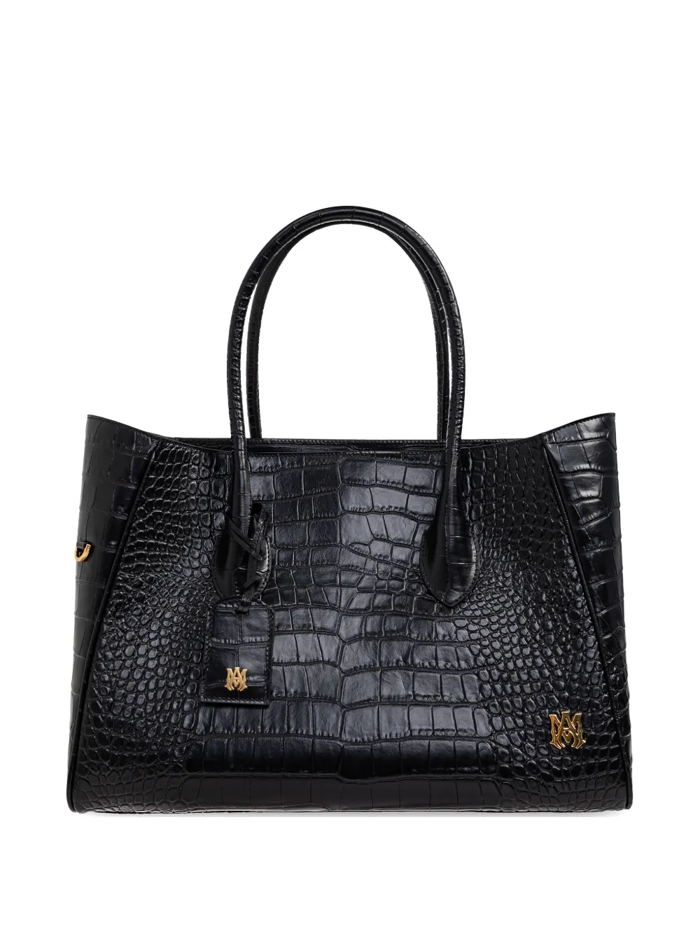 AMIRI crocodile-effect tote bag - Nero