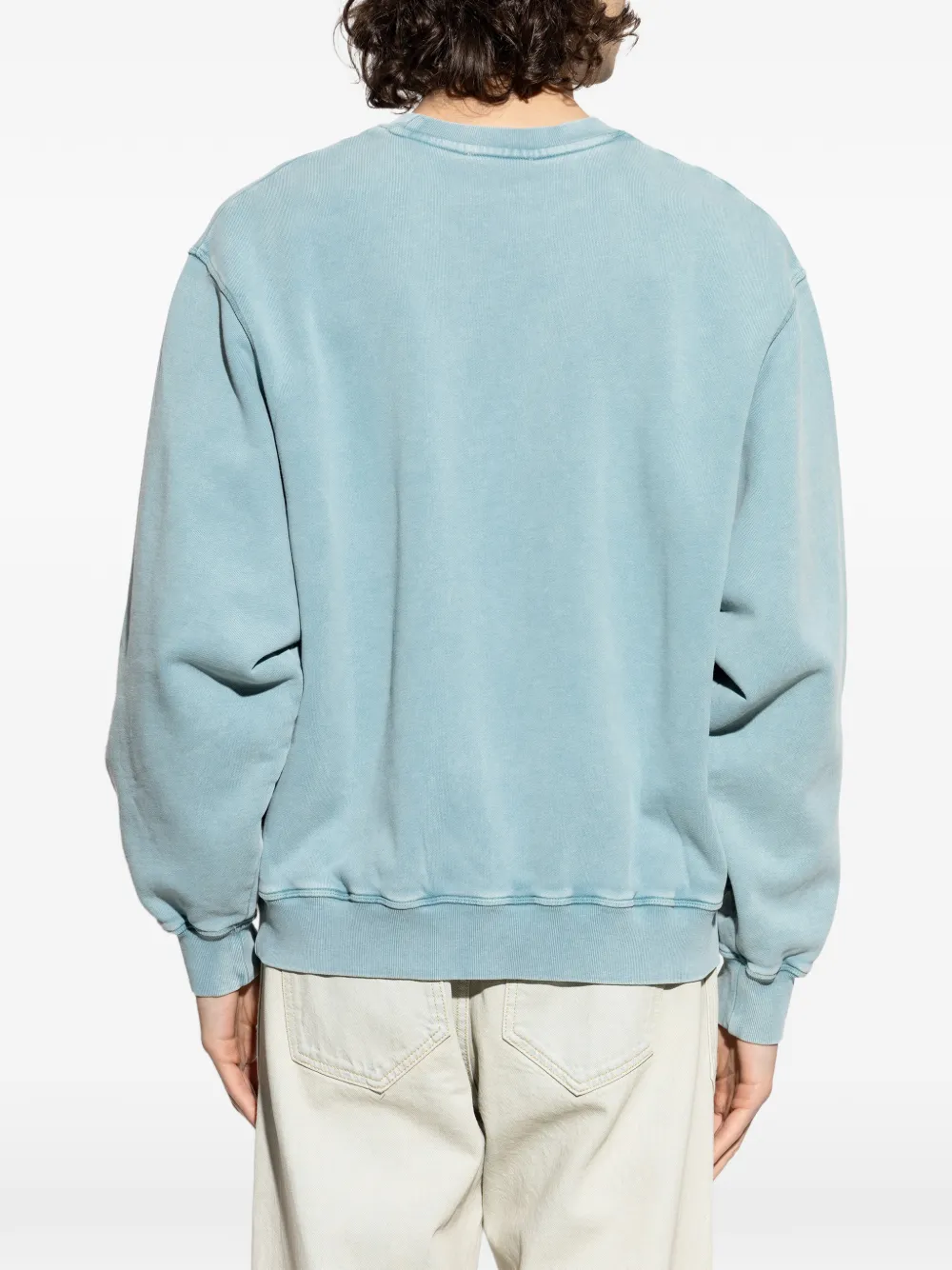 Maison Kitsuné Sweater met ronde hals Blauw