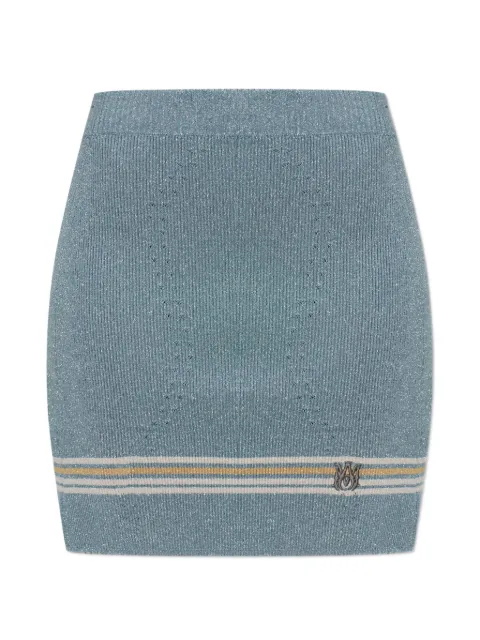 AMIRI falda corta con detalle del logo