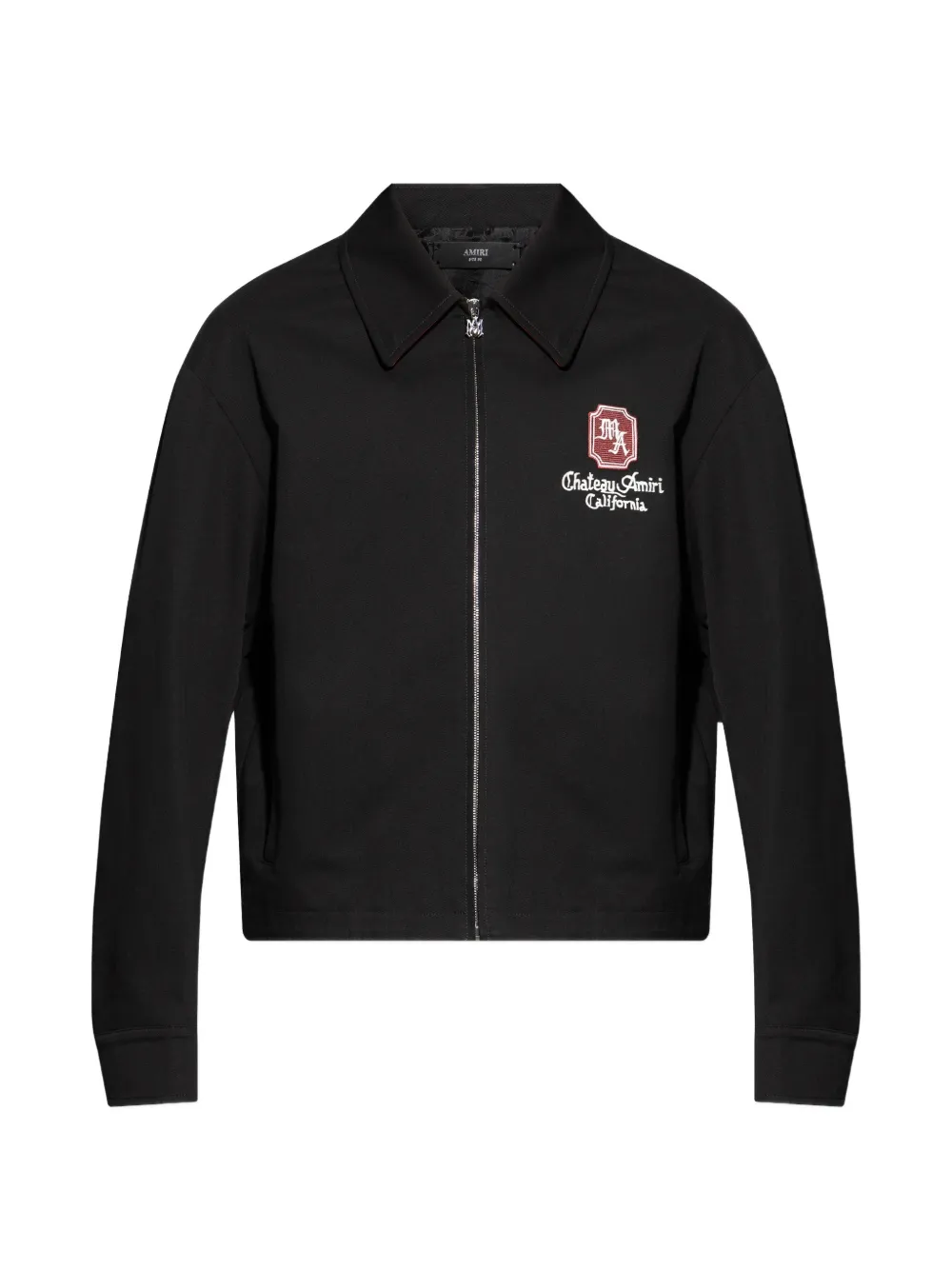AMIRI collared zip-fastening jacket - Schwarz