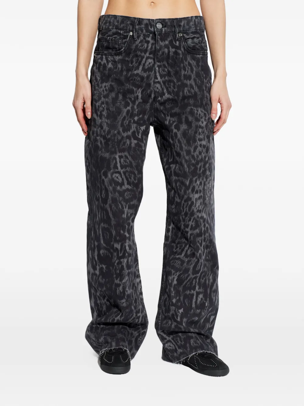 Blake Animal-Print Jeans