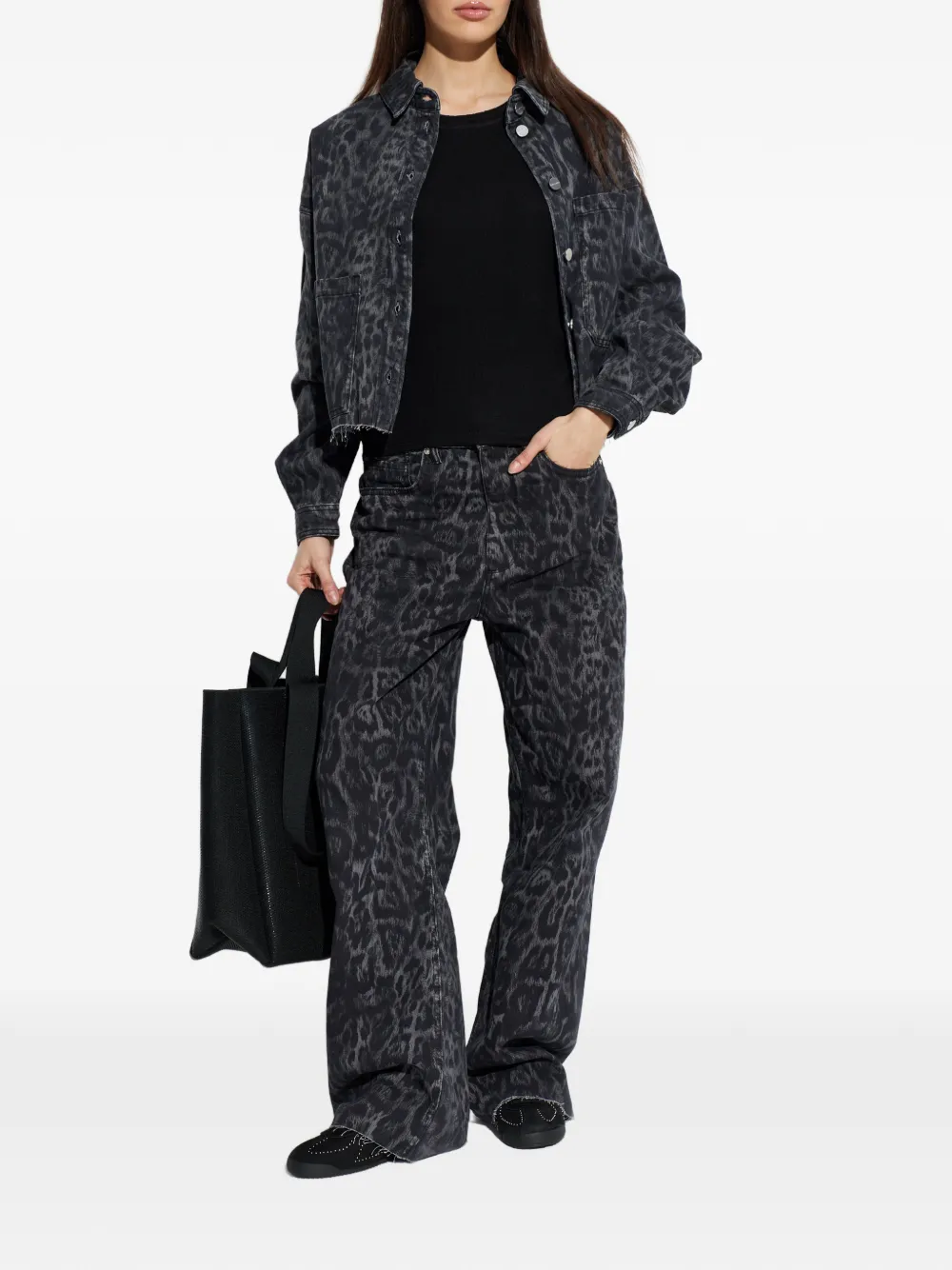 Blake Animal-Print Jeans