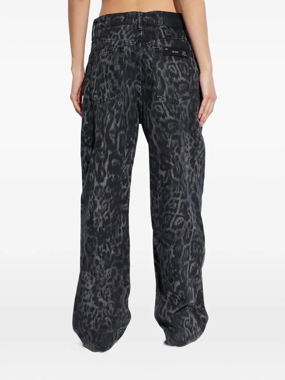 Blake Animal-Print Jeans