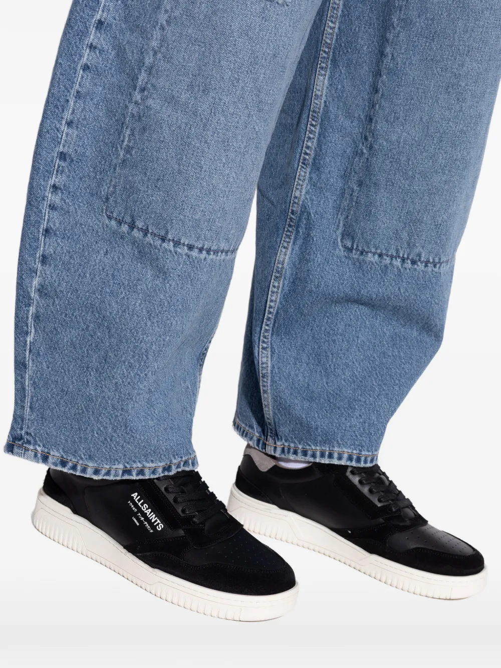 AllSaints Regan low-top sneakers Zwart