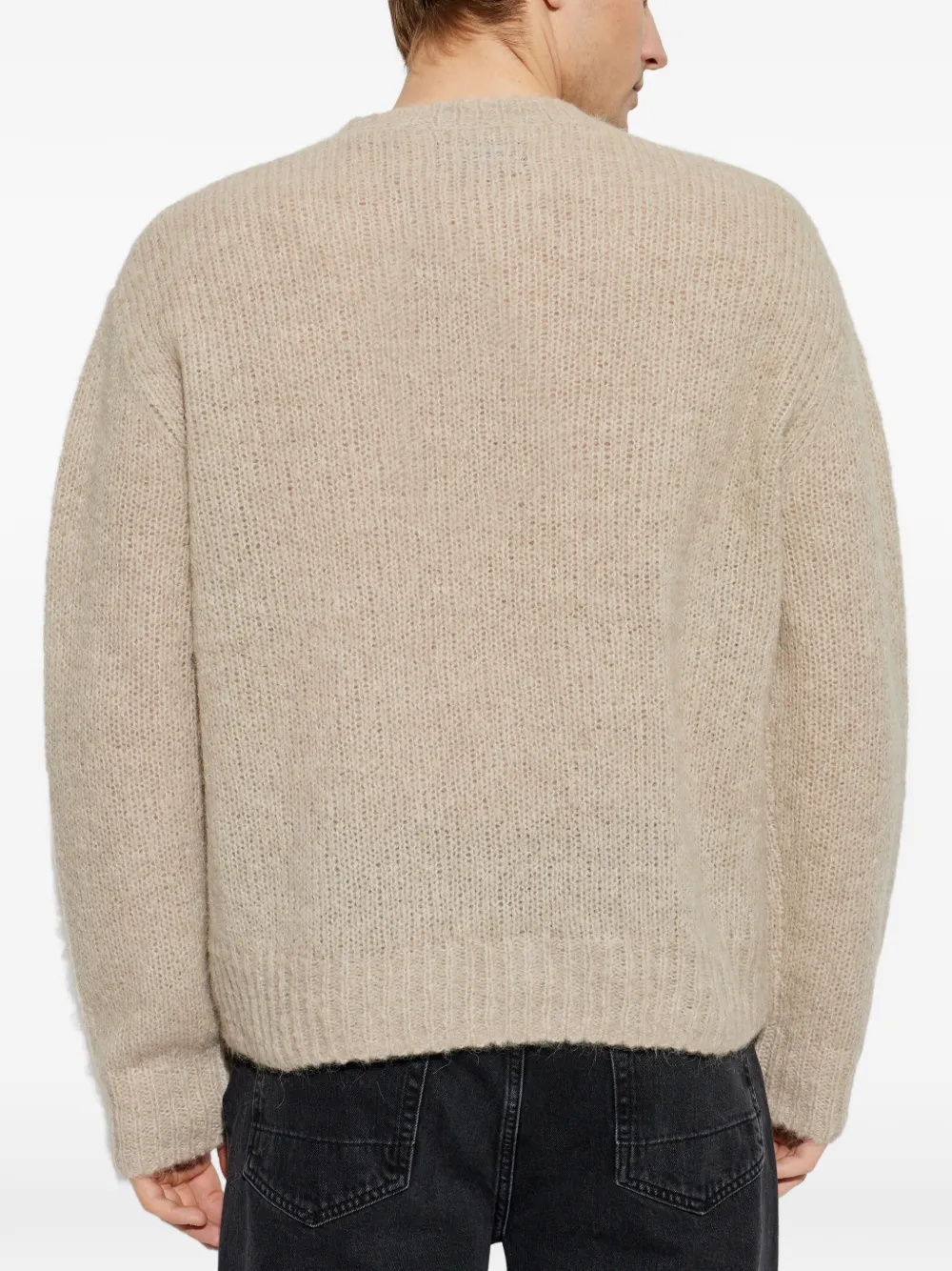 AllSaints Trui met gebroken hart Beige