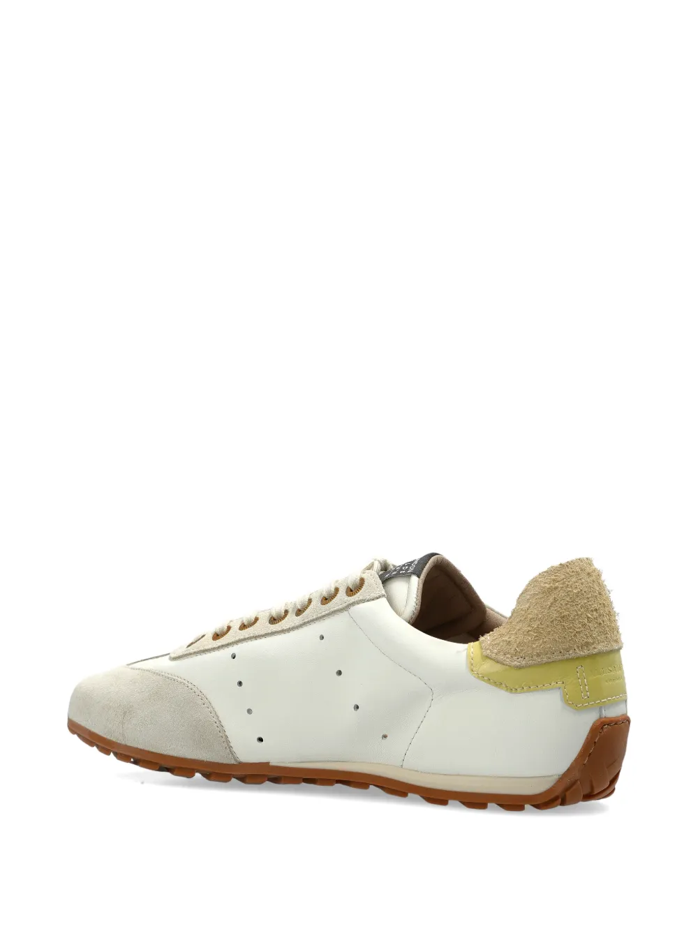 AllSaints Liam sneakers met suède vlak Beige