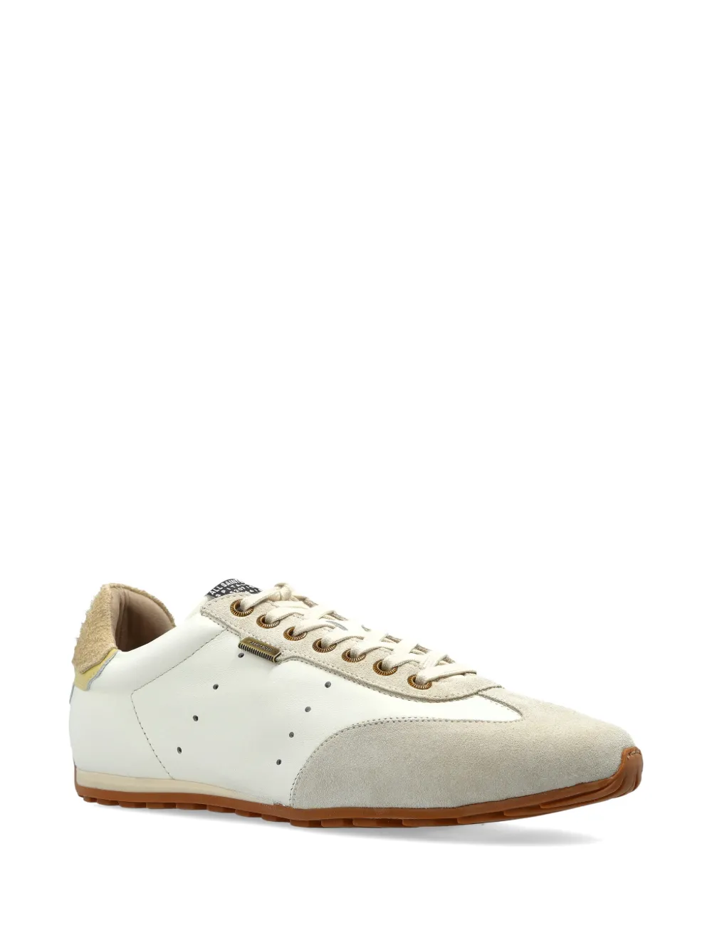 AllSaints Liam sneakers met suède vlak Beige