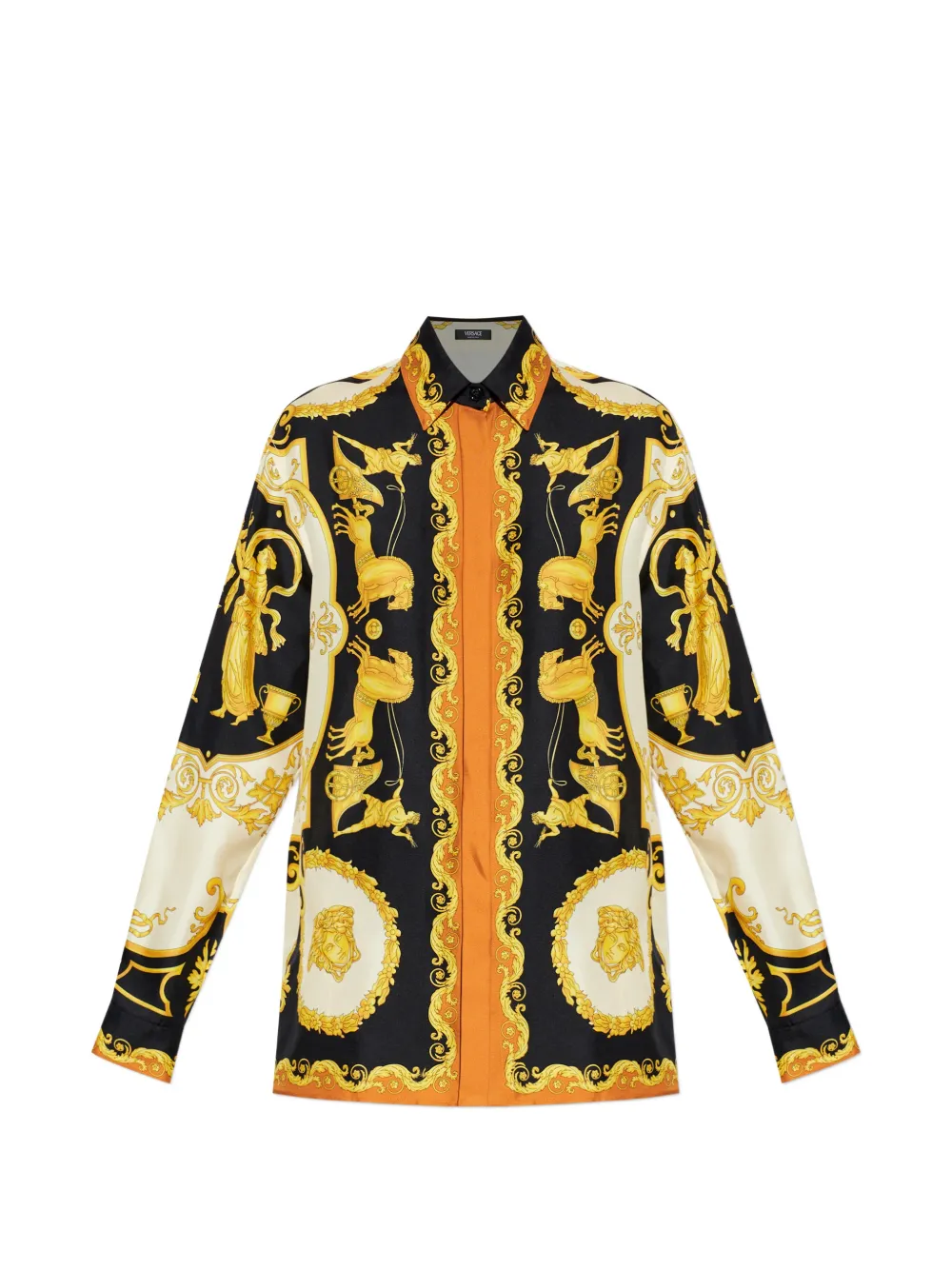 Versace printed shirt - Schwarz
