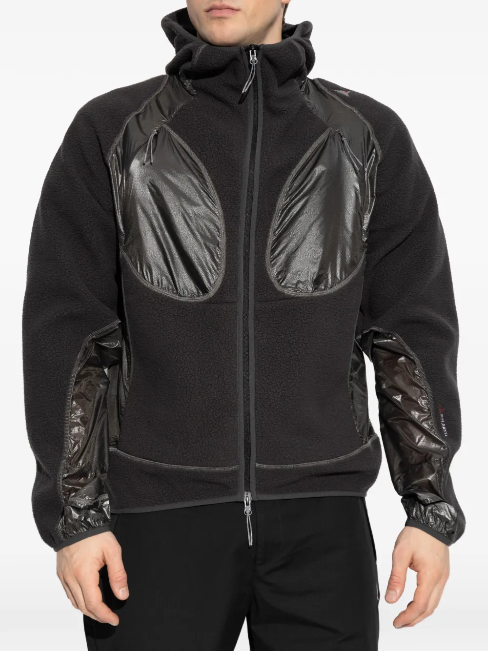  Roa Hooded Zipped Jacket - Black 