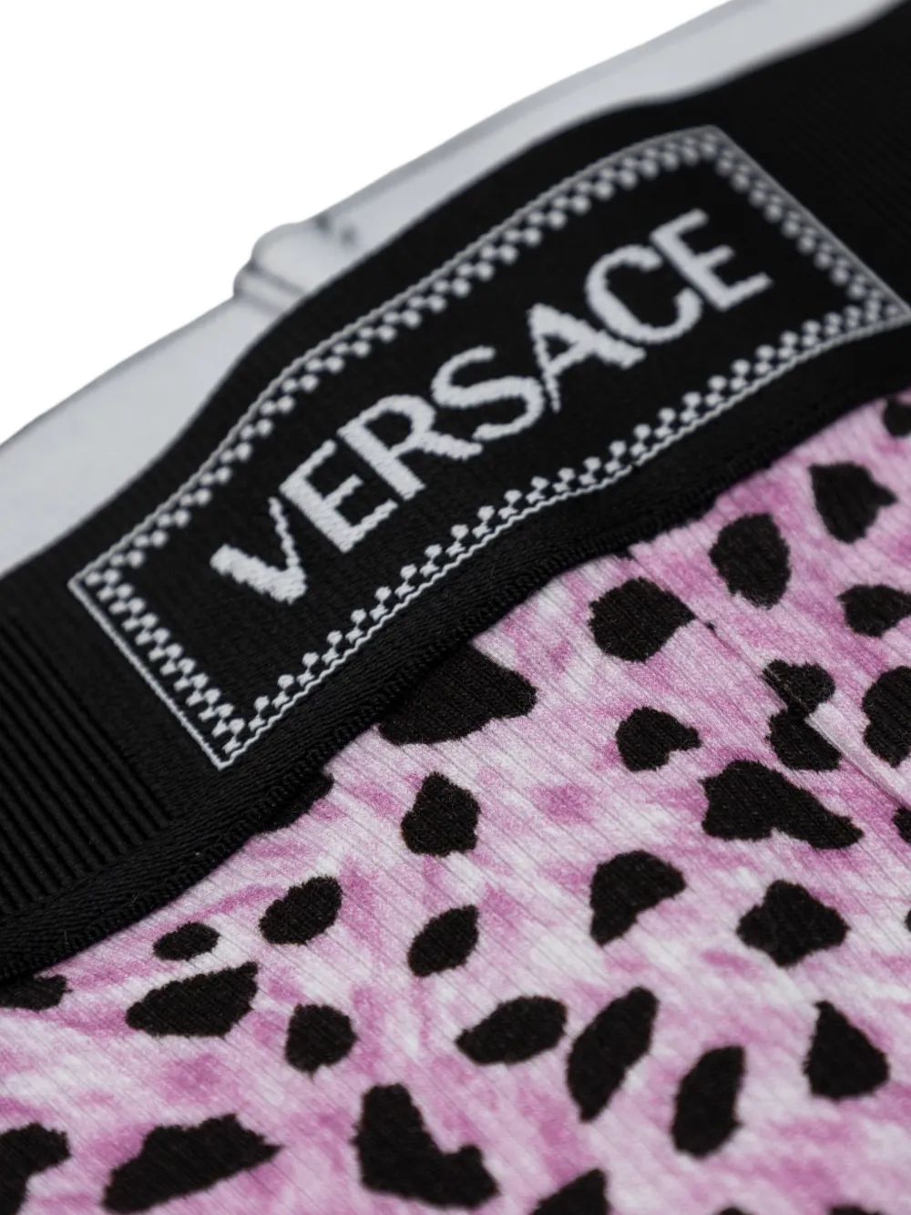  Versace Kids Patterned Elasticated-waistband Leggings - Purple 