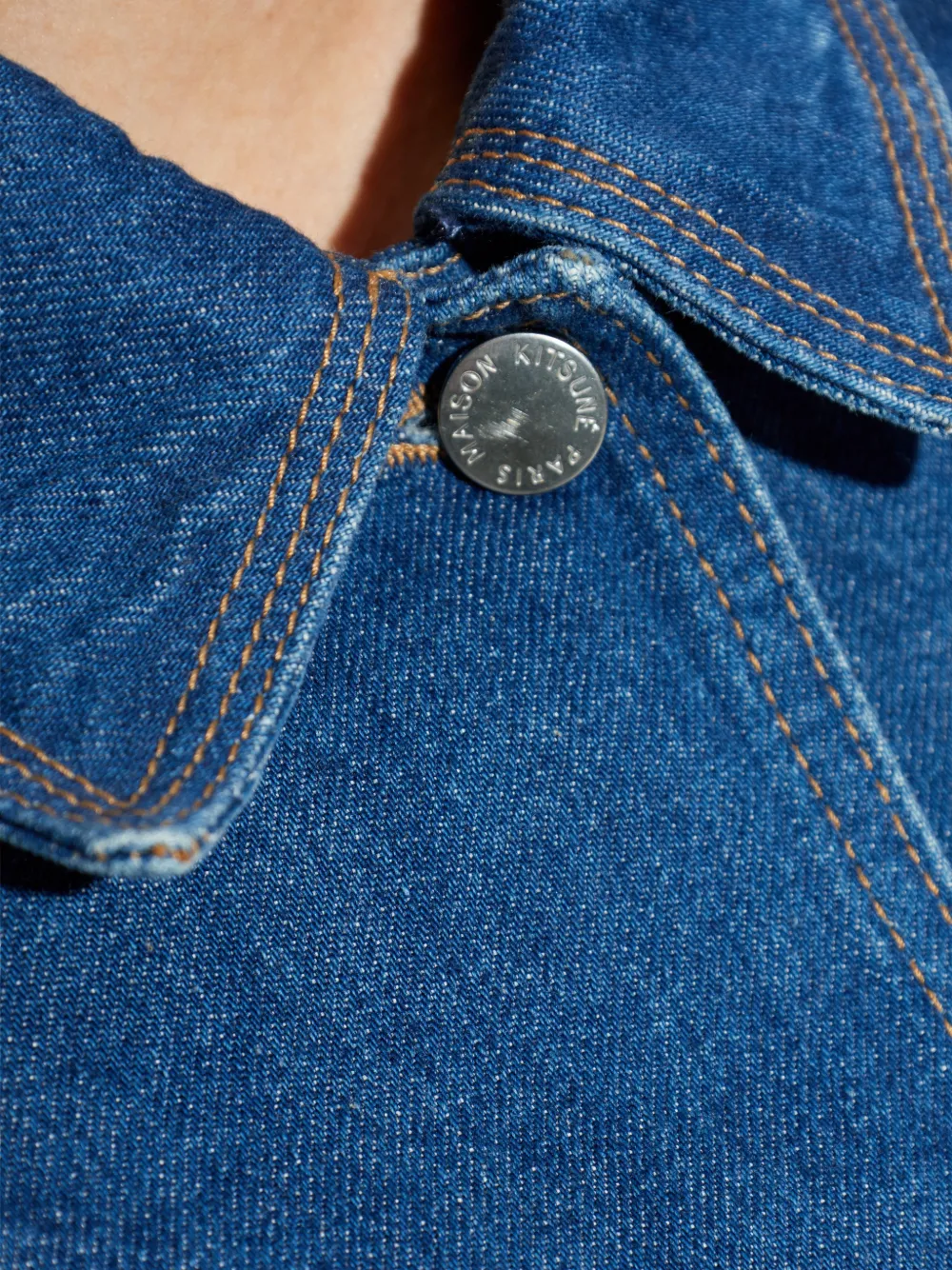 Maison Kitsuné Jas met knopen Blauw