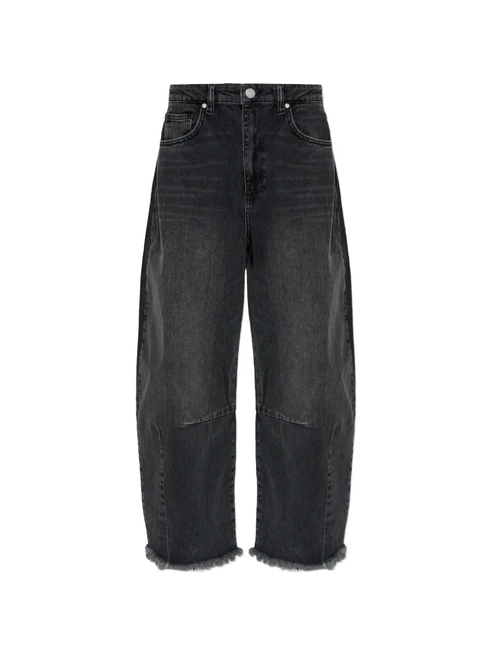 AllSaints Jeans Payton con orlo sfrangiato - Nero