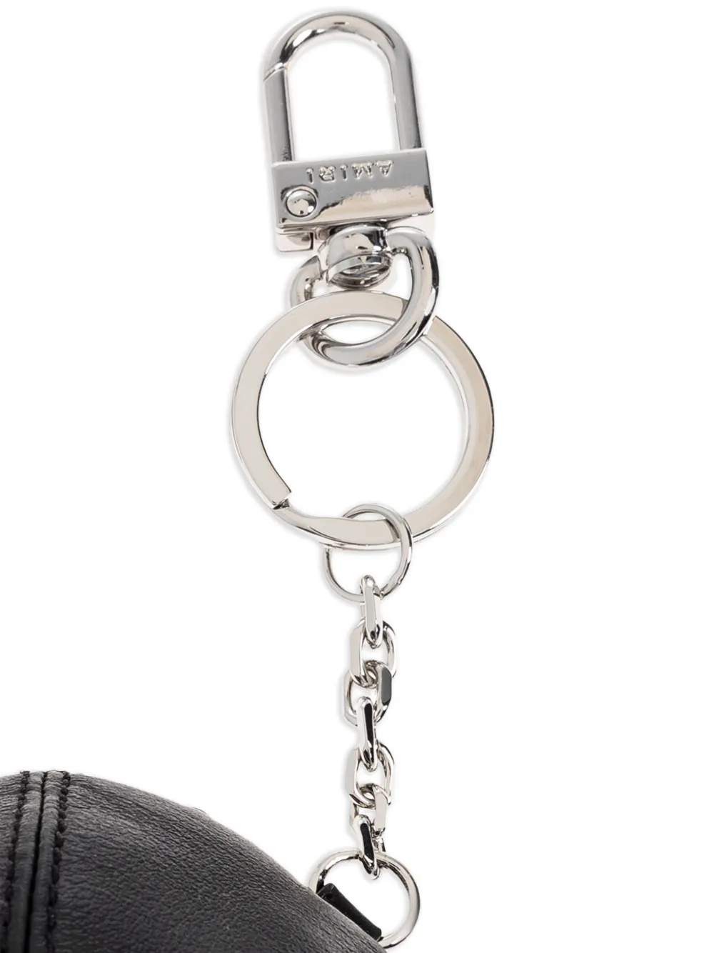  Amiri Cap-pendant Keyring - Black 