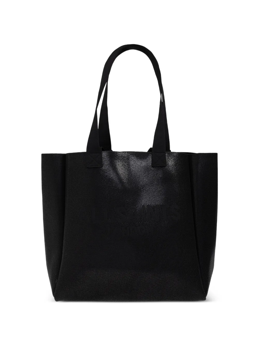 AllSaints Borsa tote Izzy con logo - Nero