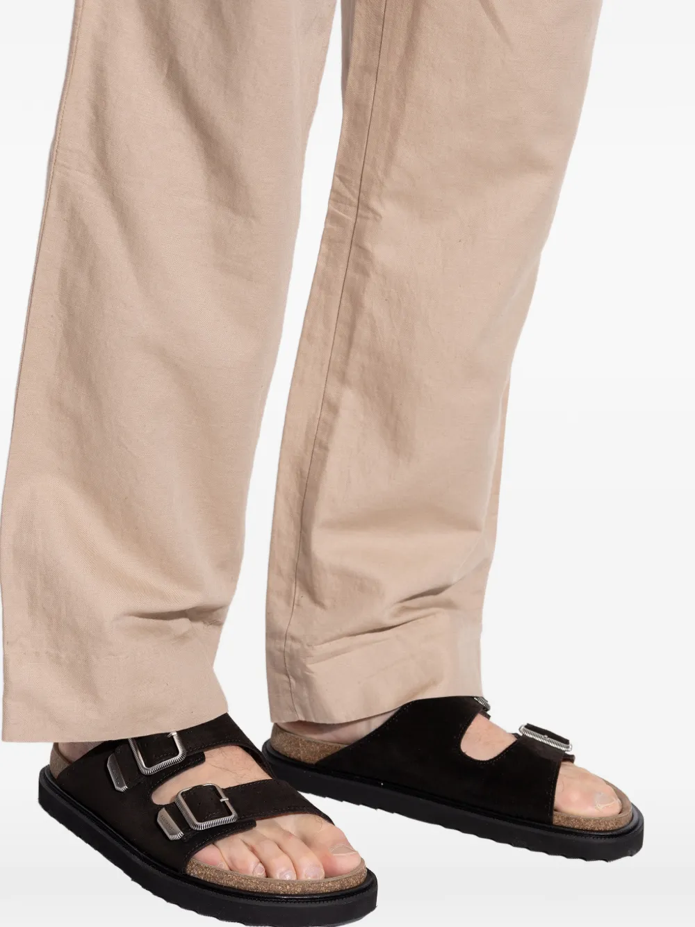 AllSaints Randal buckle sandals Bruin