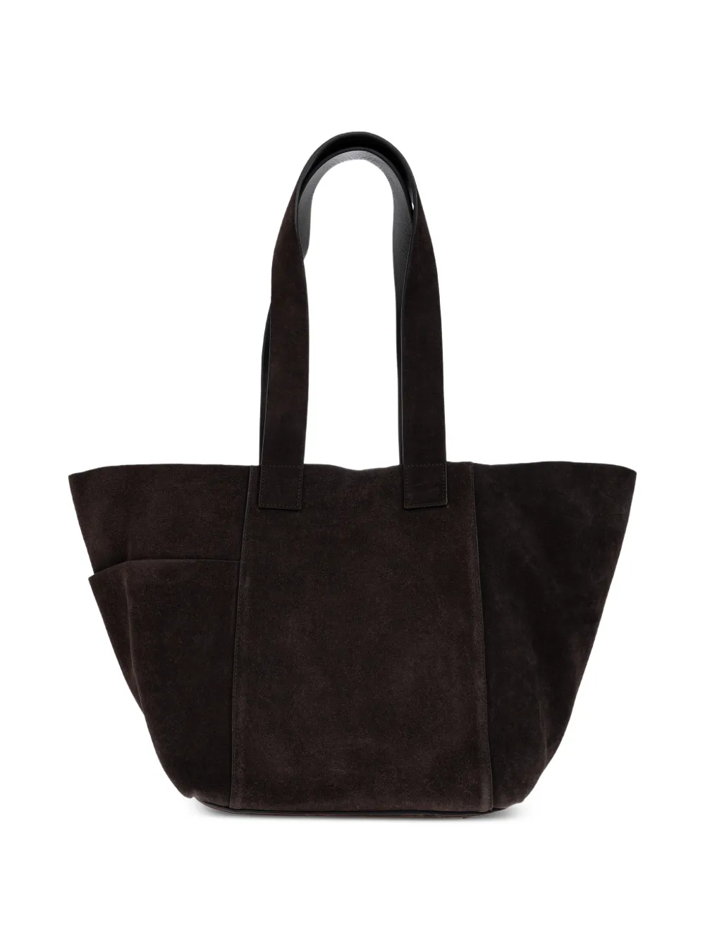  Allsaints Alba Zip Leather Tote Bag - Brown 