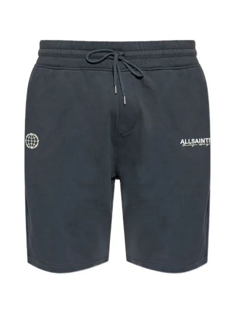 AllSaints shorts deportivos con parche del logo