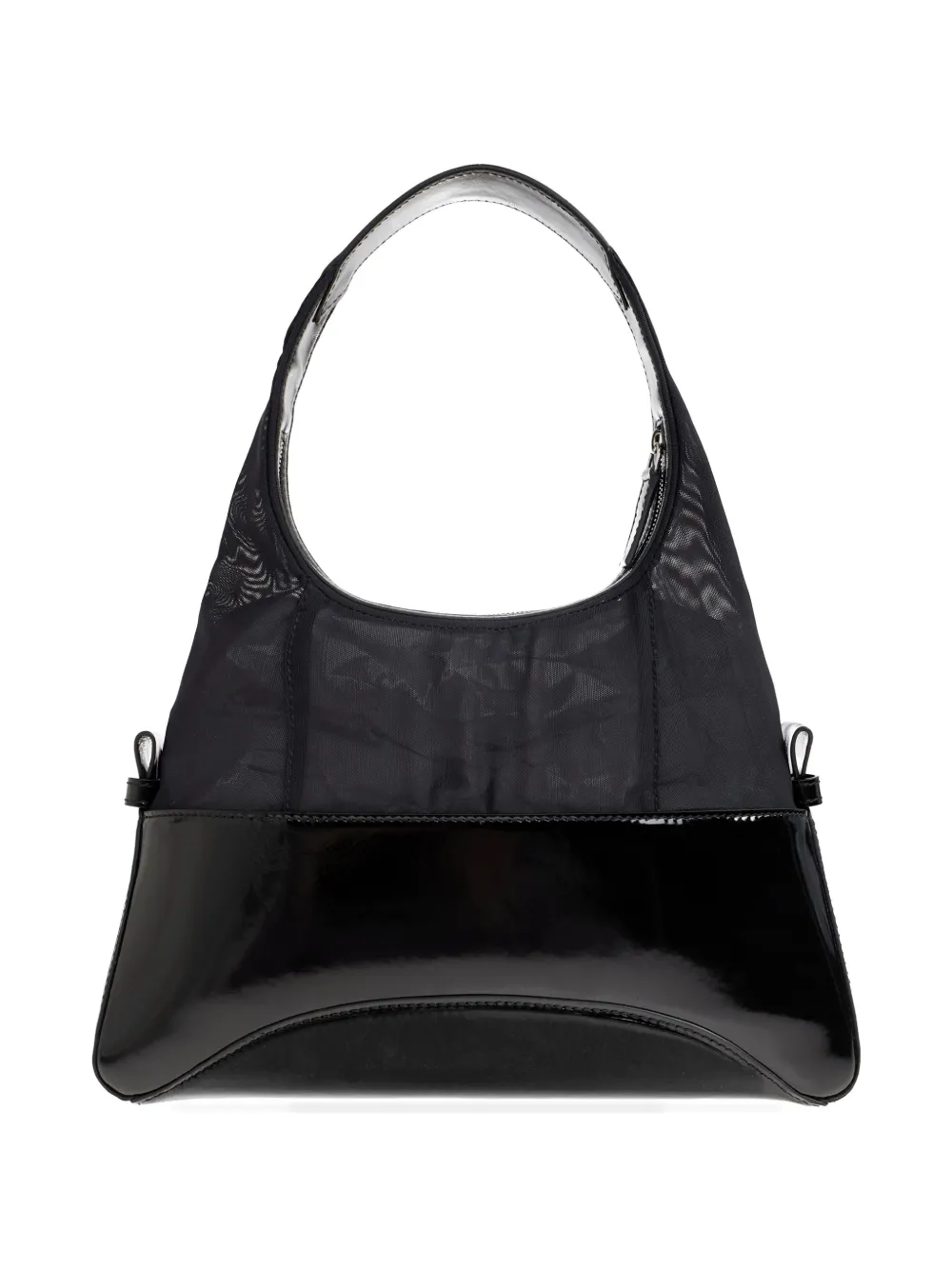  Iro Mesh Leather Tote Bag - Black 