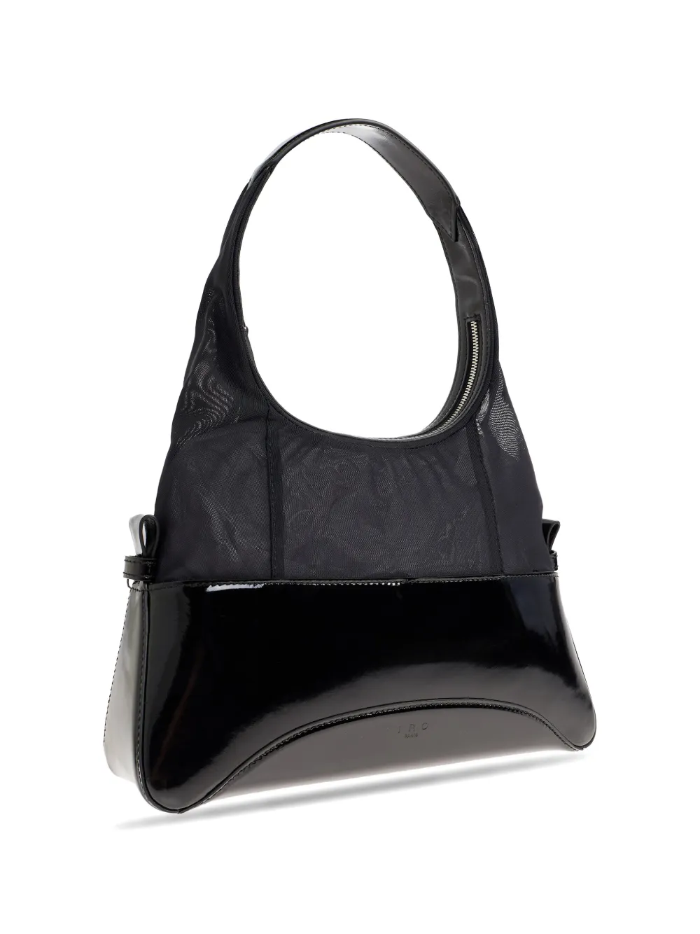 IRO Mesh leren shopper Zwart