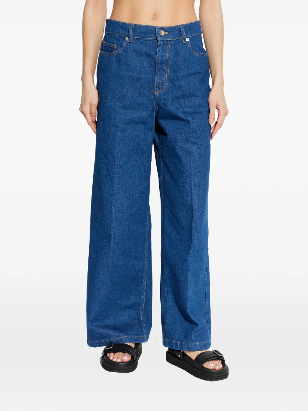 Five-Pockets High-Waisted Jeans