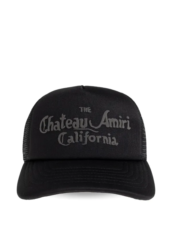 【美品】AMIRI ブラック ベースボールキャップ cap black AMIRI ベースボールパネル キャップ | ブラック | FARFETCH JP