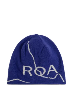 ROA ロゴ ビーニー | グレー | FARFETCH JP
