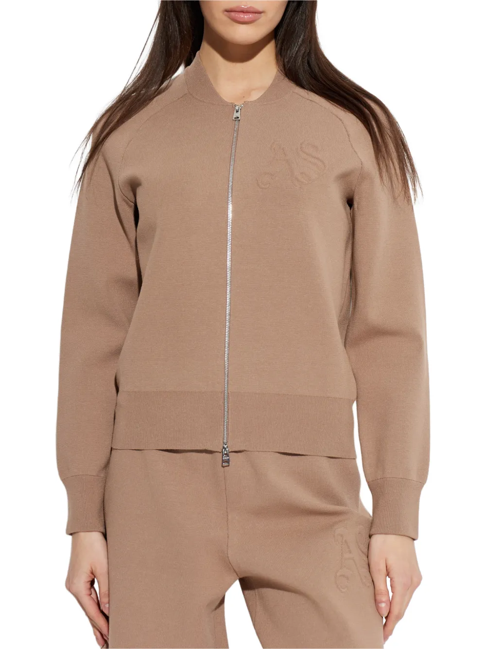  Allsaints Sonny Zip-up Cardigan - Brown 