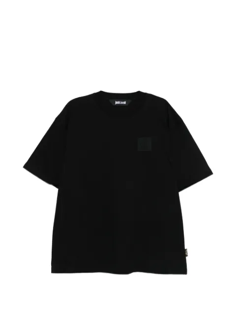 Just Cavalli logo patch T-shirt
