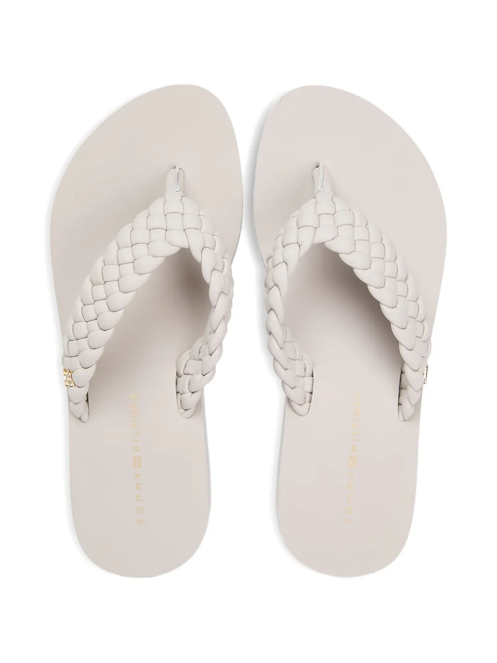 Tommy Hilfiger Sandalen met plateauzool Grijs
