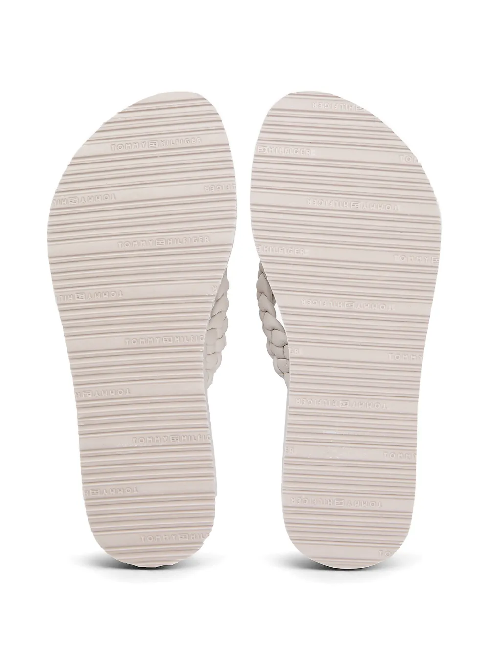 Tommy Hilfiger Sandalen met plateauzool Grijs
