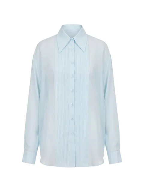 Tibi pintucked shirt