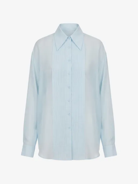Tibi pintucked shirt